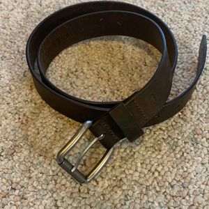 Trask leather belt
